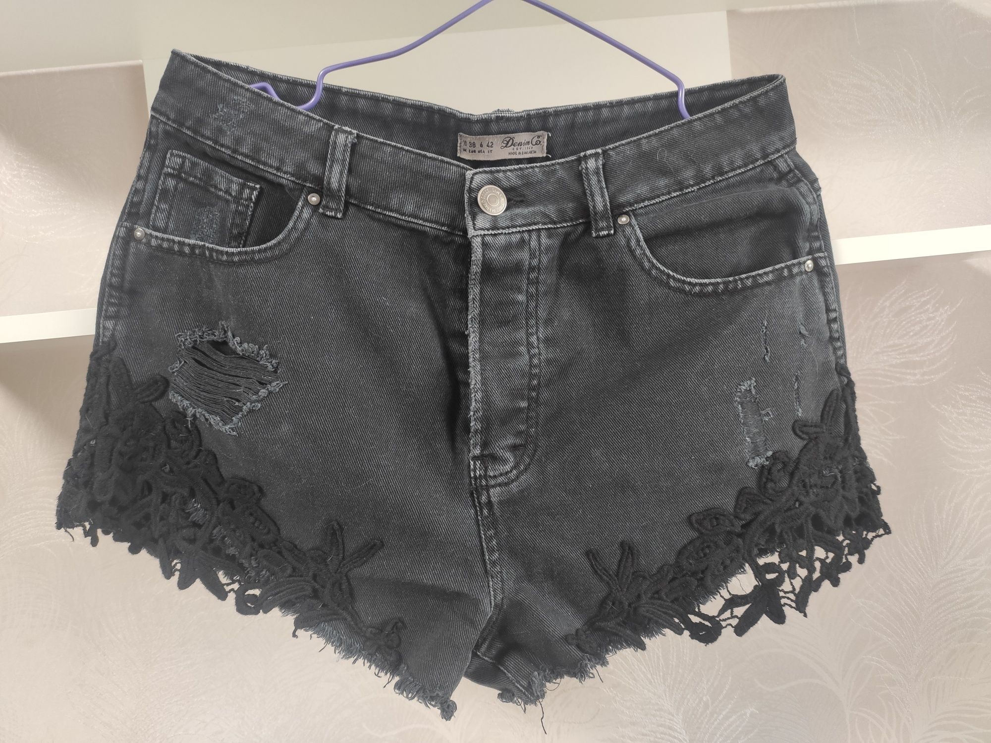 Шорты, шортики zara, hm, denim co р. S-M