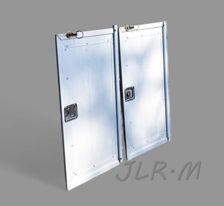 Uchylne aluminiowe klapy z zawiasem i zamkiem do zabudowy