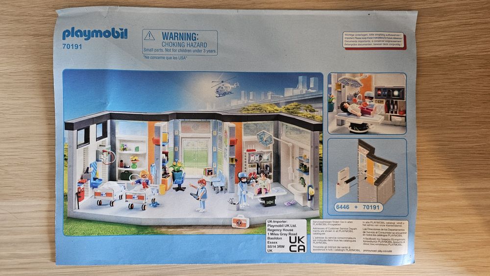 Playmobil 70191 - Szpital + dodatki