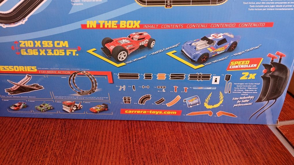 Tor wyścigowy Hot wheels Carrera go. 6,4m