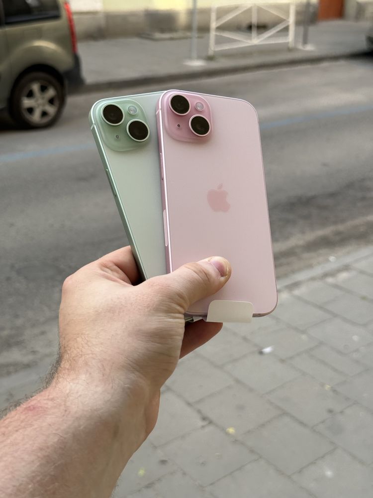 iPhone 15 128/256gb pink, black, green