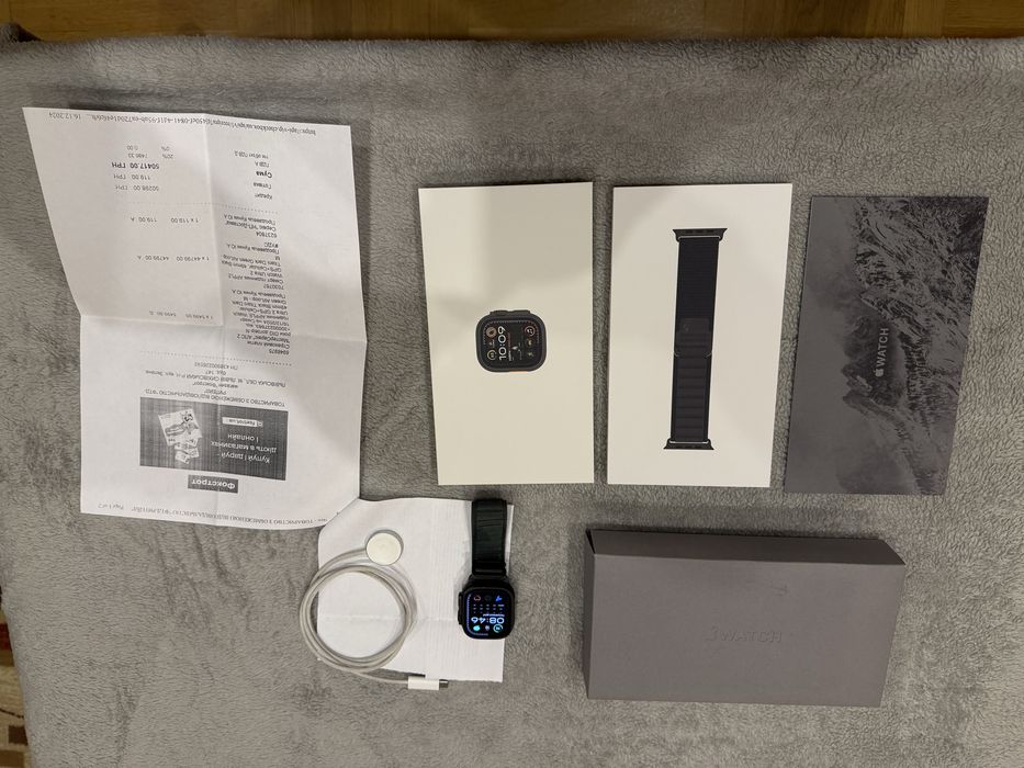 Appla watch Ultra 2 GPS + Cellular, 49mm Black Titani Dark