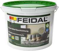 FEIDAL Innen Relief Beschichtung - рельєфна фарба біла 10літрів