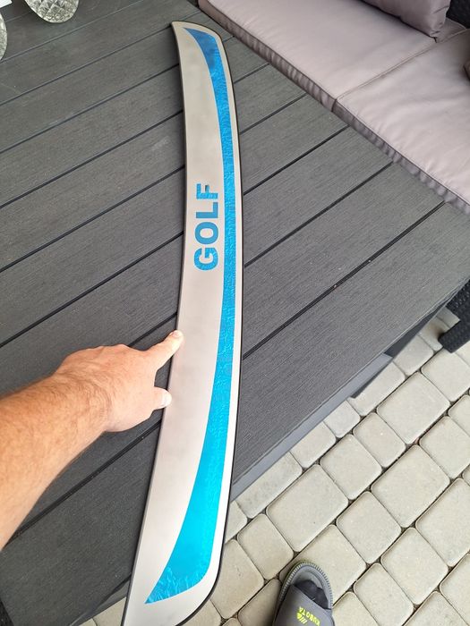 Naklejka aluminiową zderzak golf 7, 6