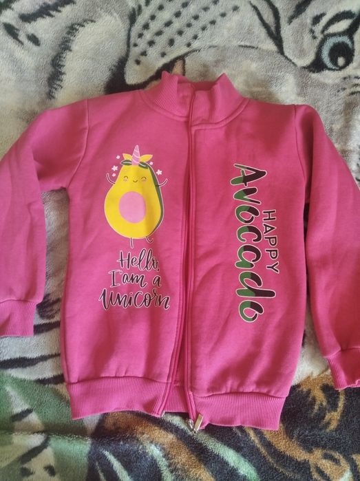 толстовка на змейке на рост 118- 126