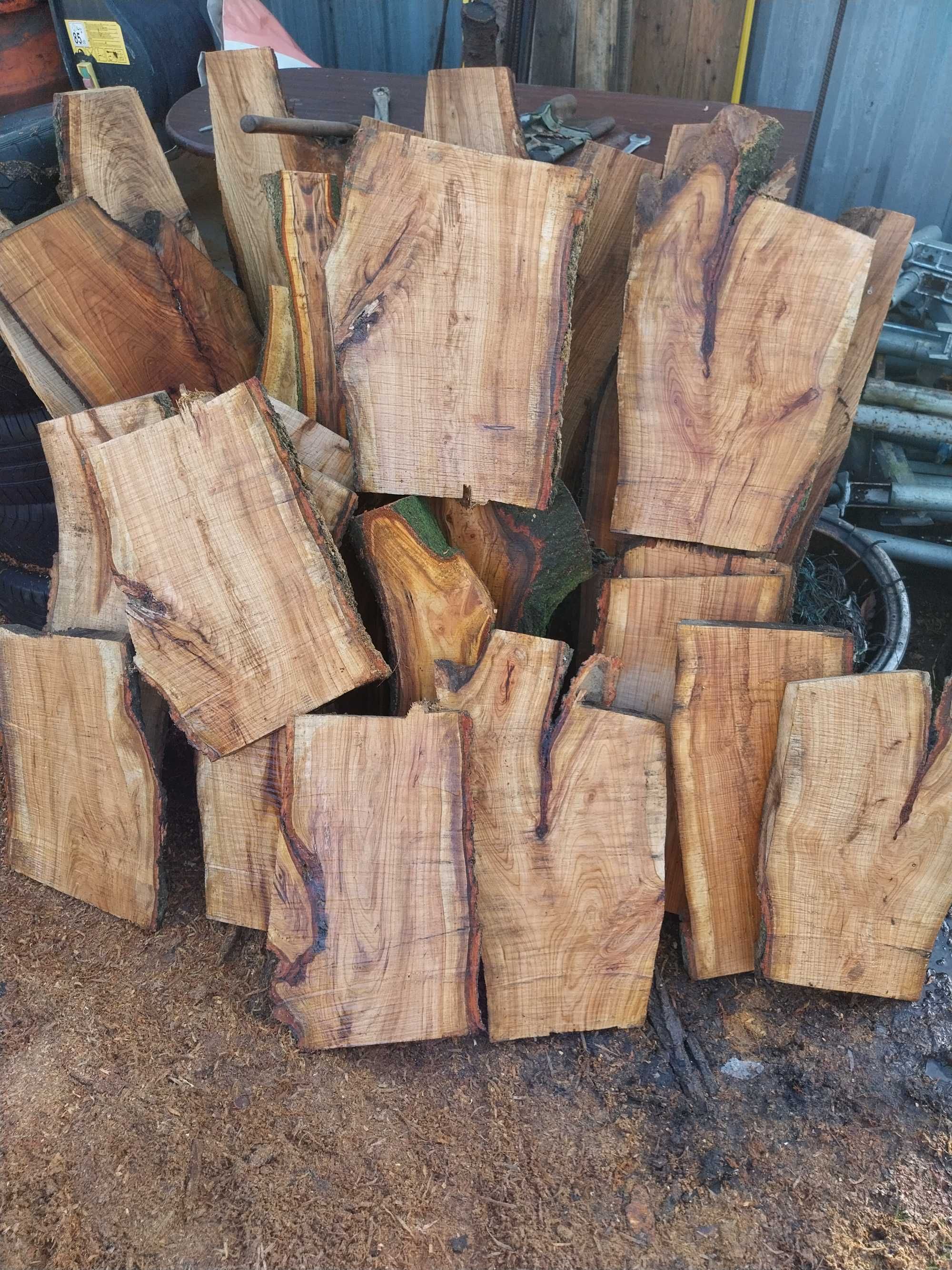 Drewno deska foszt tarcica czeresnia  czeremcha dzika loft industrial