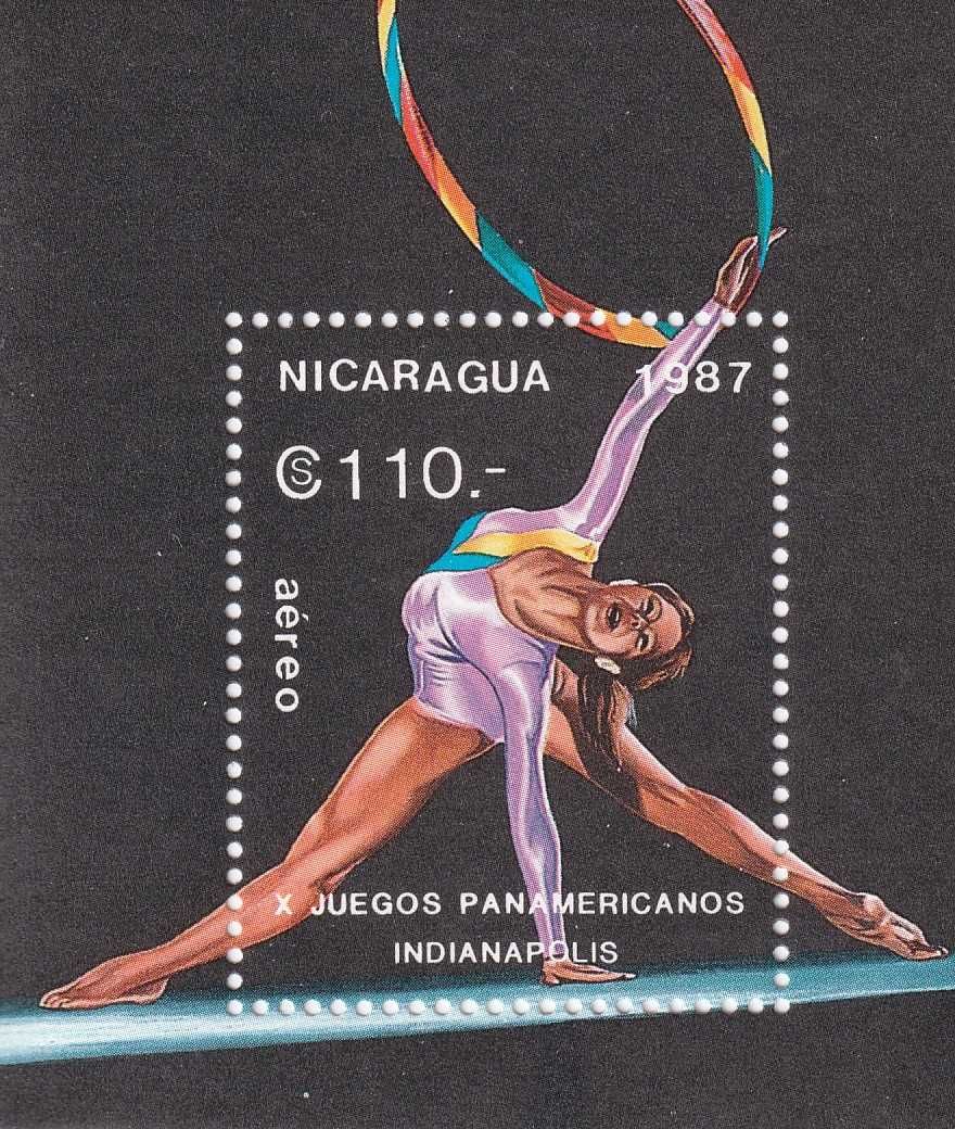 Nikaragua 1987 cena 3,50 zł kat.3€ - sport