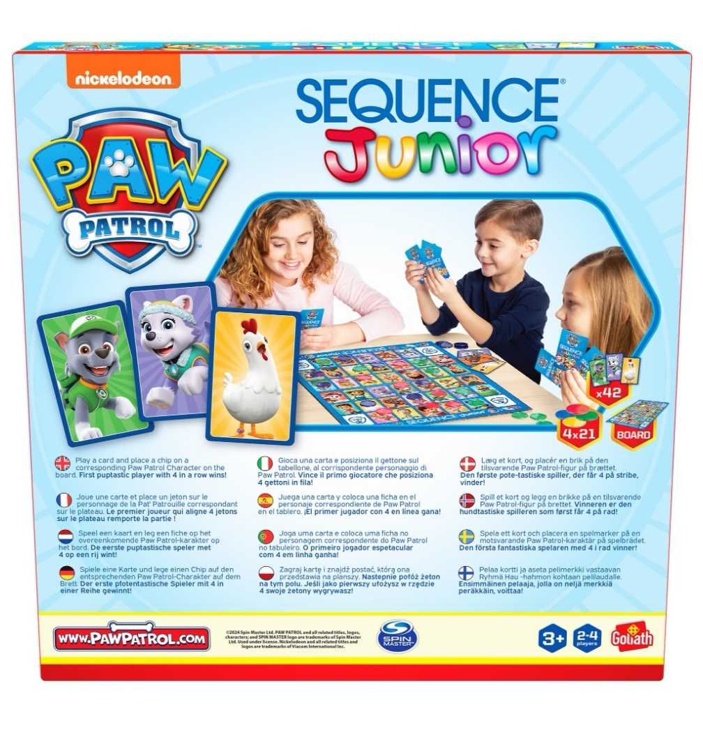 Na Lewara Gra planszowa Sequence Junior Paw Patrol