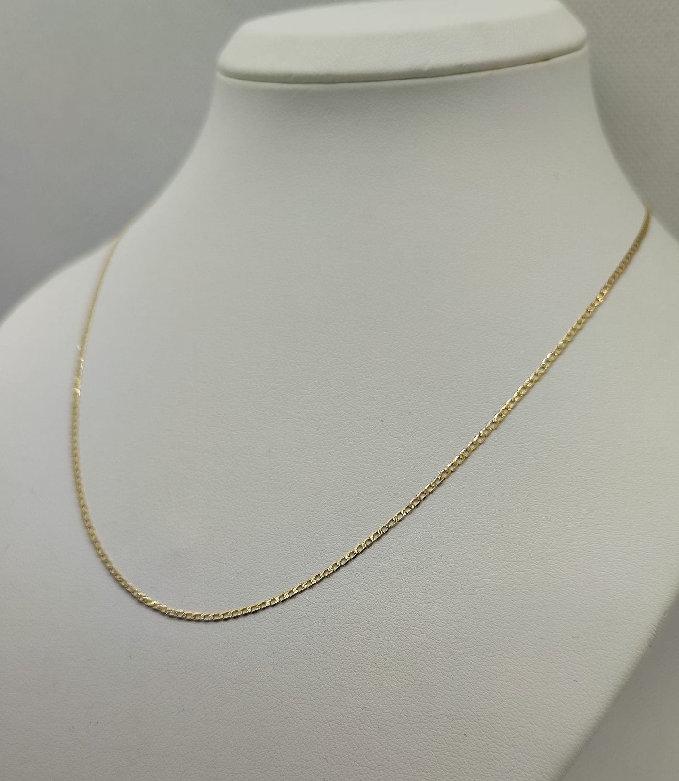 Nowy złoty łańcuszek, Pancerka. Złoto 14k / 585. Długość 50cm. Polecam