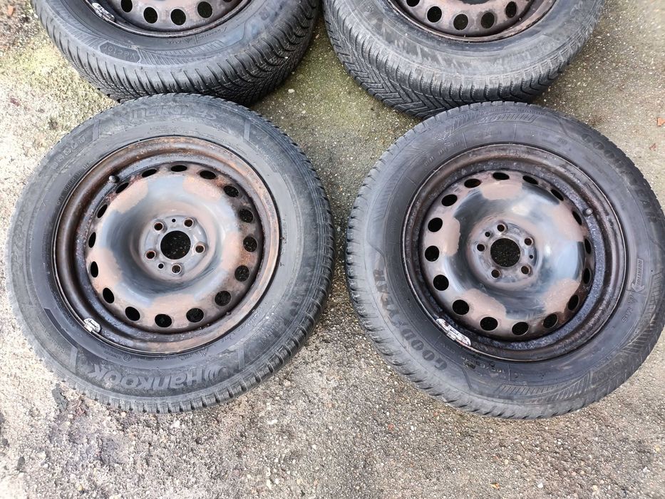 Felgi Koła Opony Zima Stalowe 15 5x98 Fiat Doblo II Opel Combo II