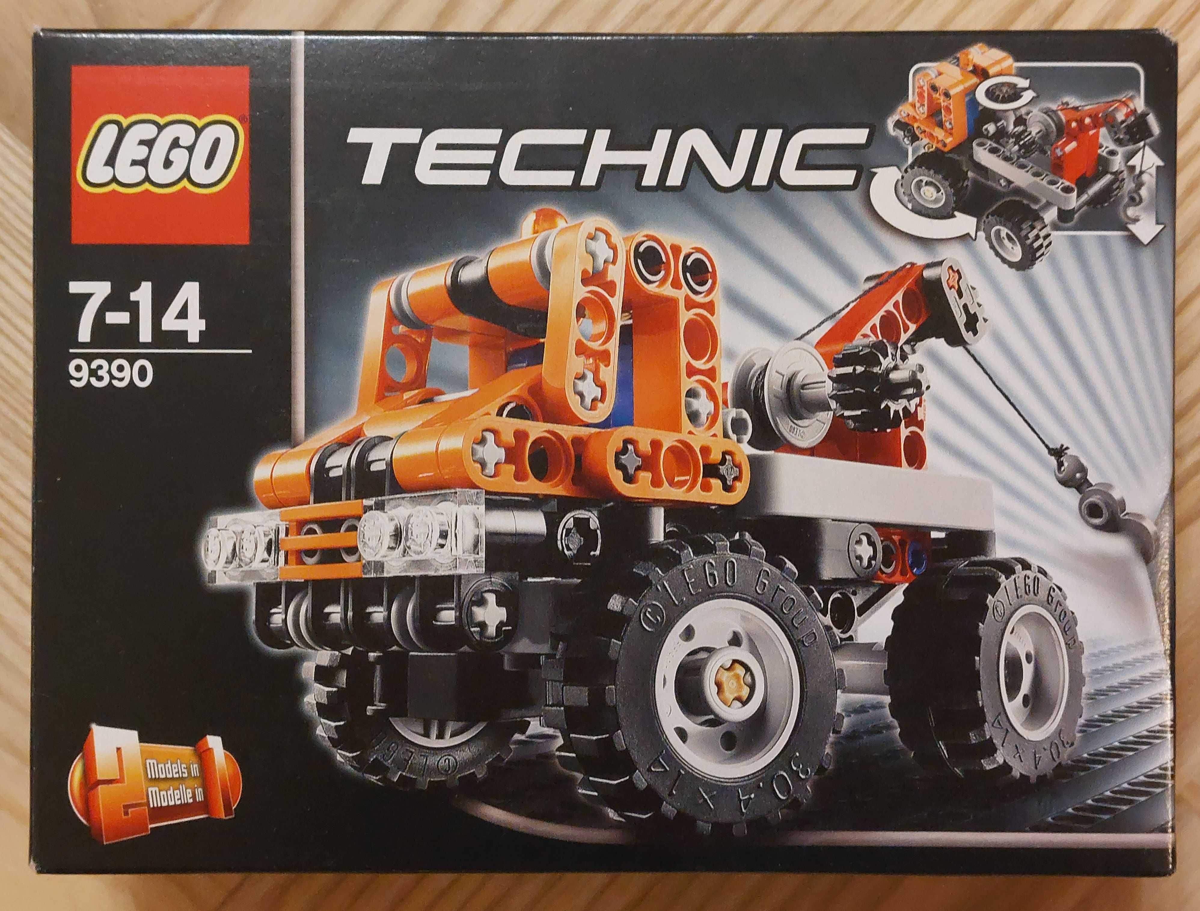 LEGO Technic 9390 holownik i wyścigówka