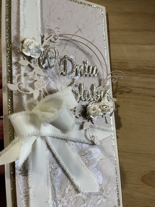 Kartka Ślubna w beżach