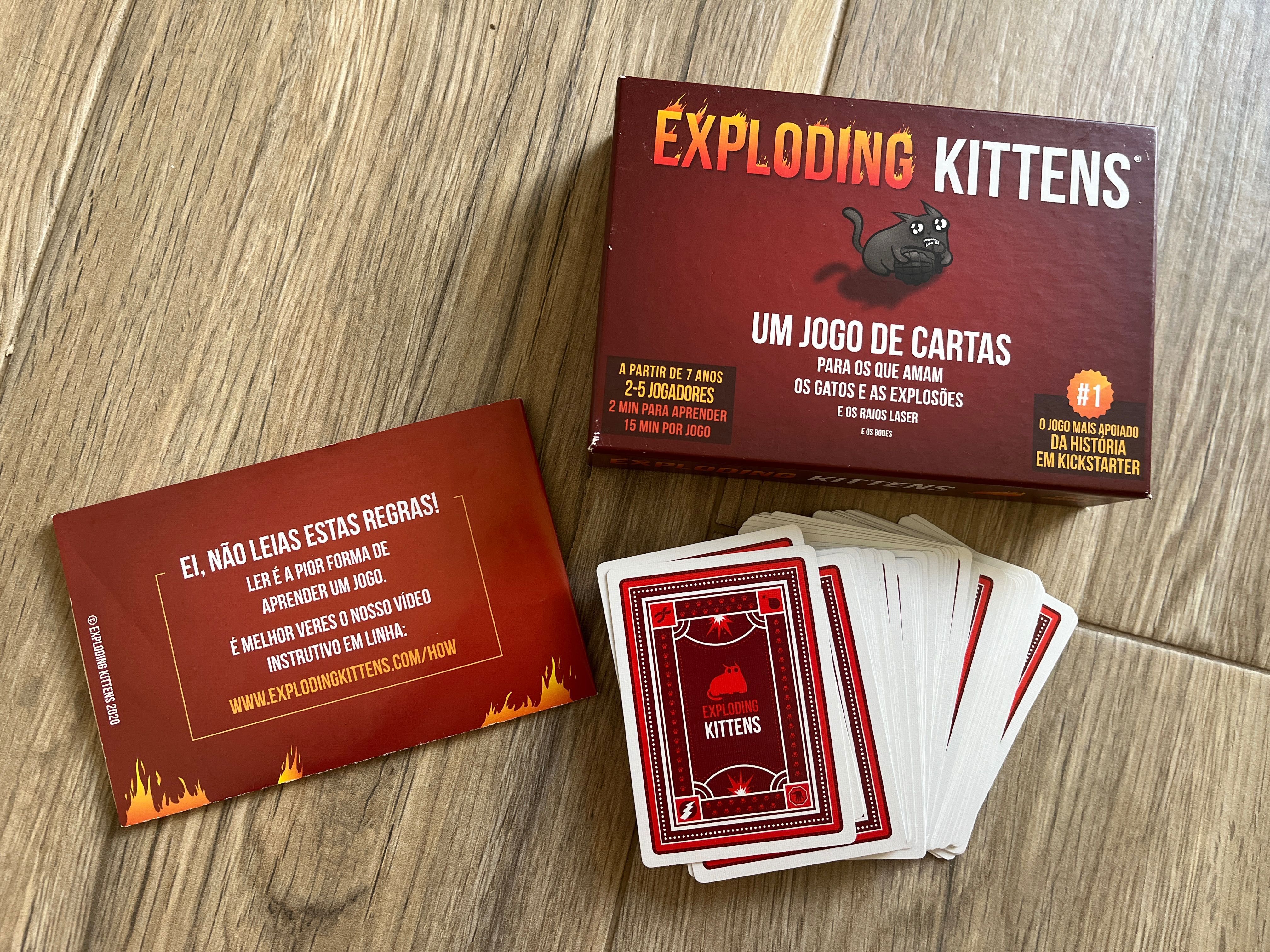 Jogo de Tabuleiro Exploding Kittens PT