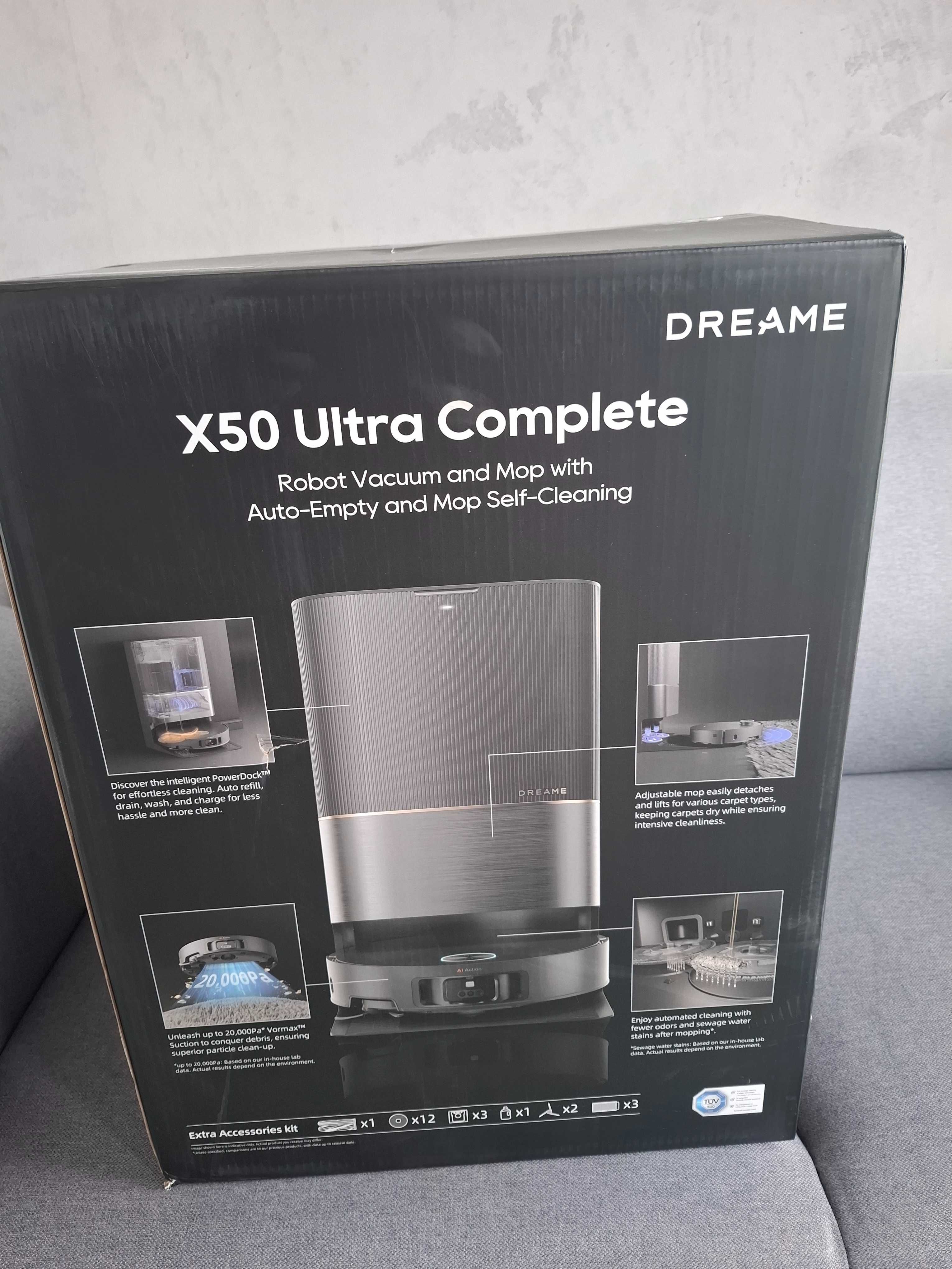 Robot sprzątający DREAME X50 Ultra Complete Czarny