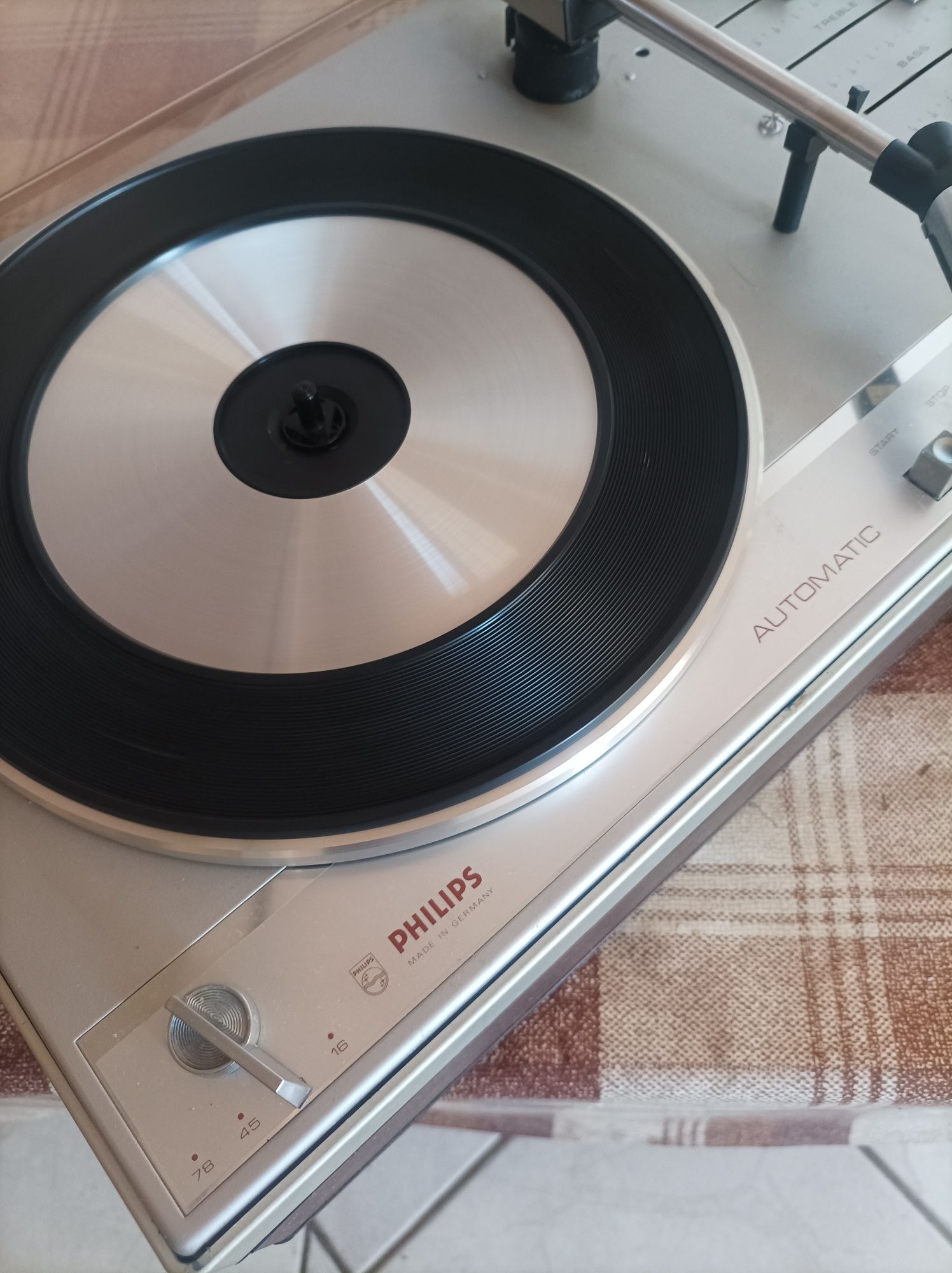 Gramofon Philips Stereo 660 Ful automat ze wzmacniaczem,zabytek