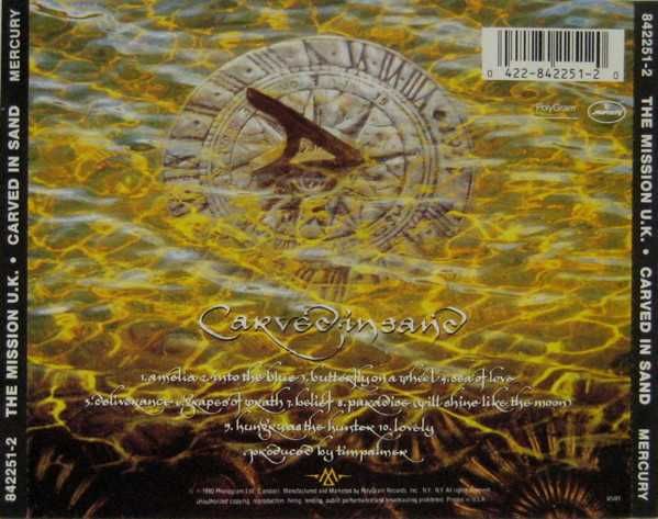 MISSION cd Carved In Sand         gothic  super