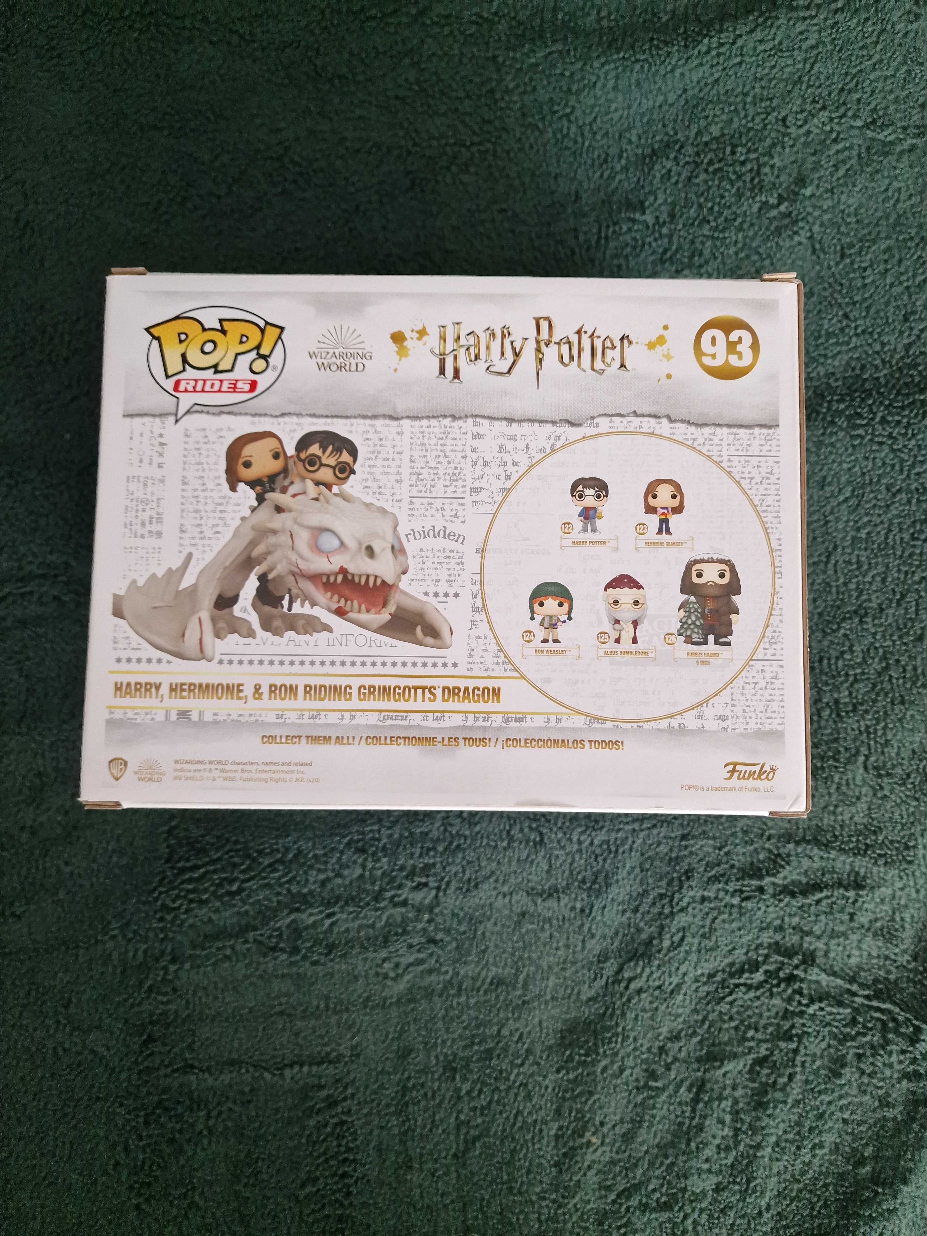 Funko Pop Harry Potter #93  Harry Ron Hermione with dragon