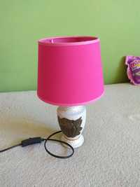 Abażur do lampki stojącej, , różowa fuksja, nowy, 19,5 cm średnica