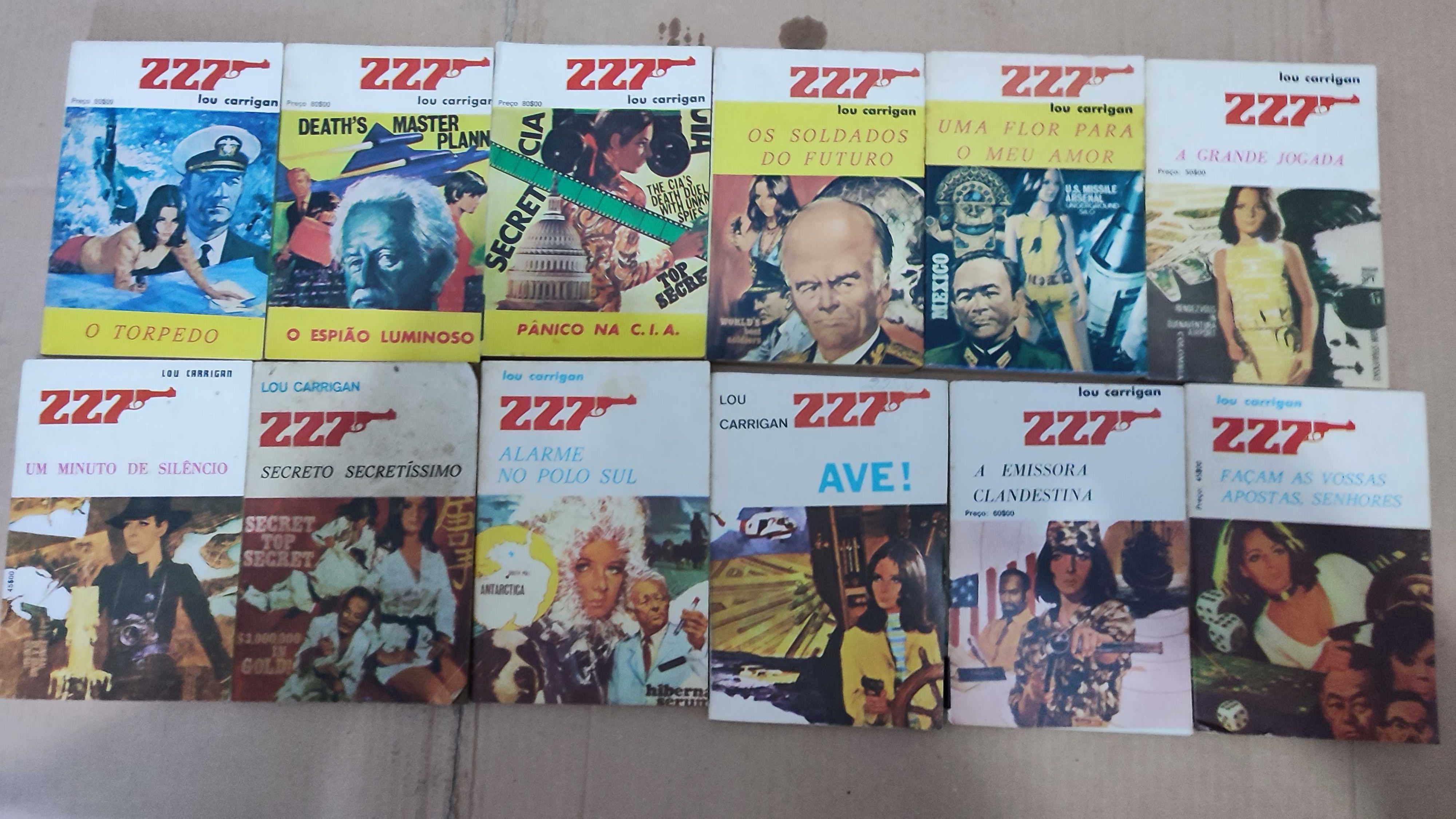 Lote 78 livros Policial e Espionagem