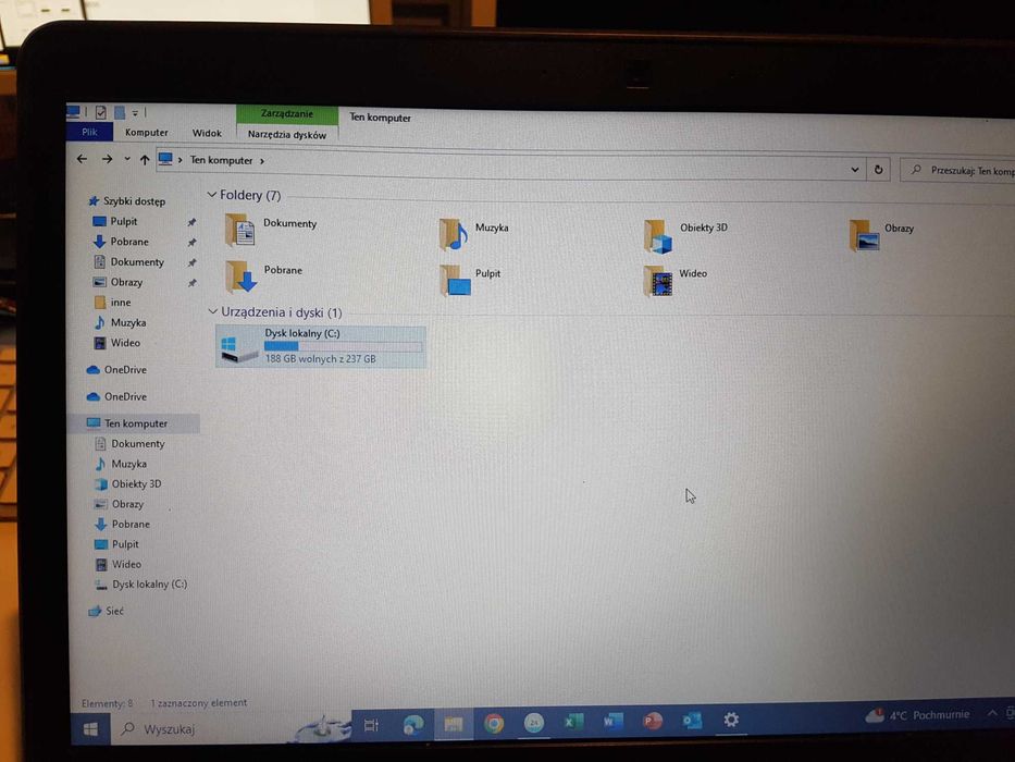 Dell Latitude E7450 14" Intel Core i7 8G 256GB SSD Dockst Simm Gdańsk