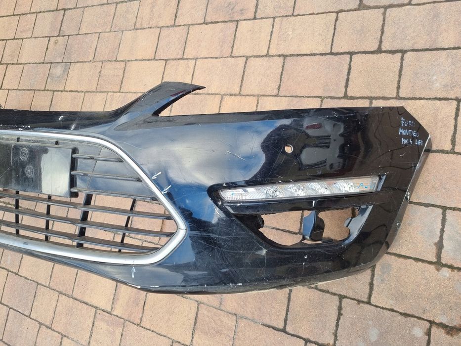 Ford mondeo mk4 lift 2011 zderzak przód oryginał + led