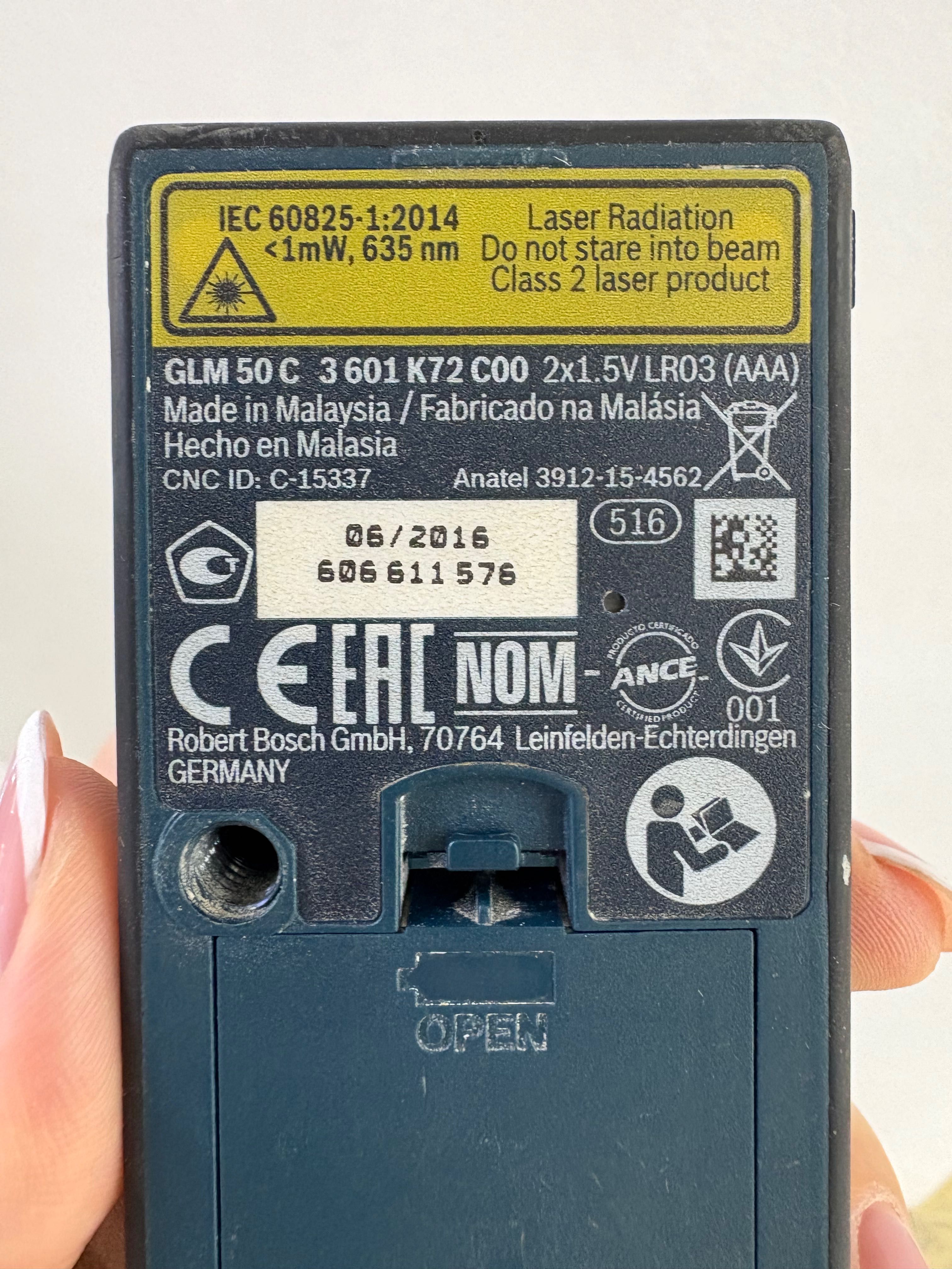 Лазерний далекомір Bosch GLM 50 Professional