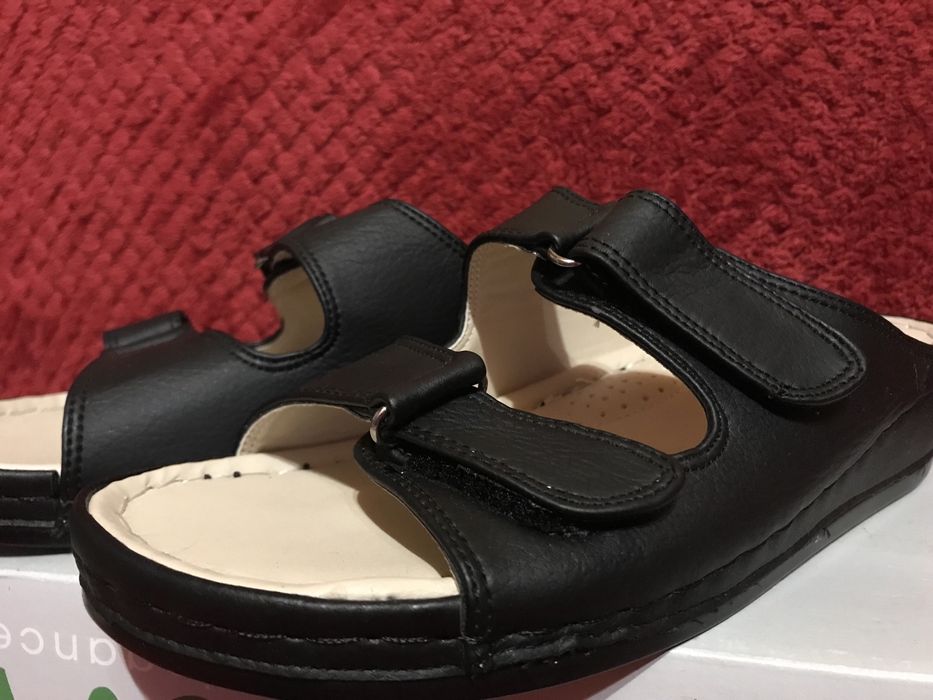 Шльопанці/сандали шкіряні жіночі р.41 25см