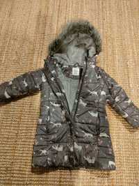 Cool Club Śliczna zimowa kurtka, płaszczyk dla dziewczynki r. 116
