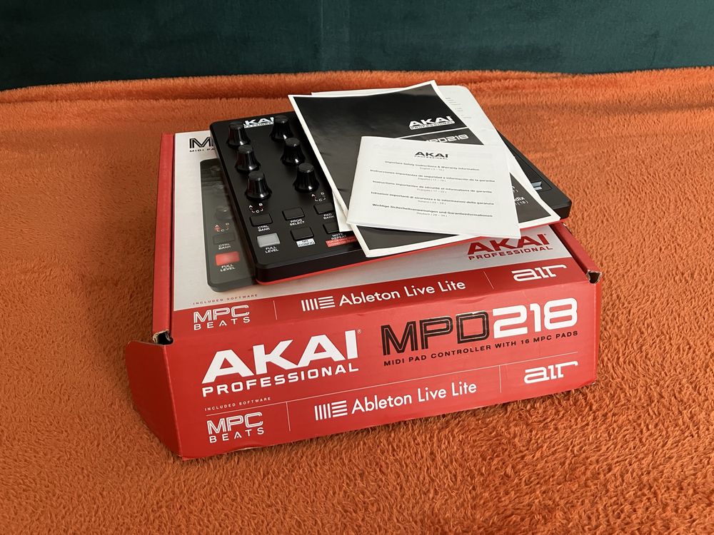 akai mpd218 pudełko instrukcja