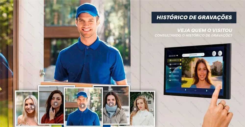 Vídeo porteiro Monitor 10 android 6.0 Prime Efismart