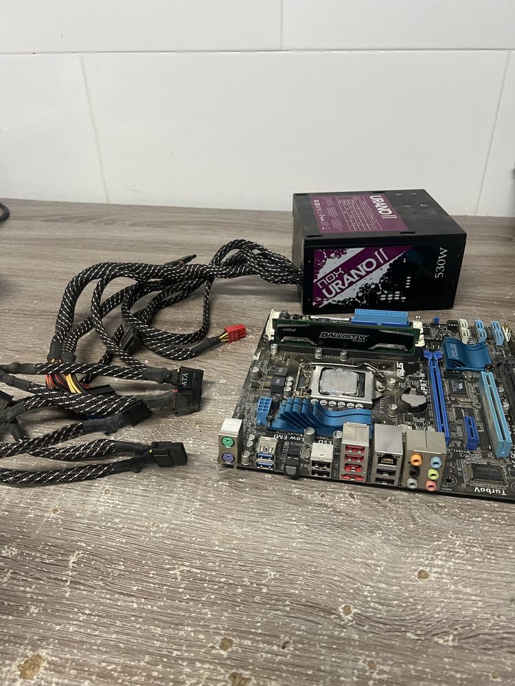 Matherboa com processador core i5 3.20 ghz fonte e memoria ram 8 gigas