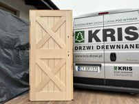 Drzwi zewnętrzne drewniane 900 Ofert ocieplane DOMKI LETNISKOWE SOSNA