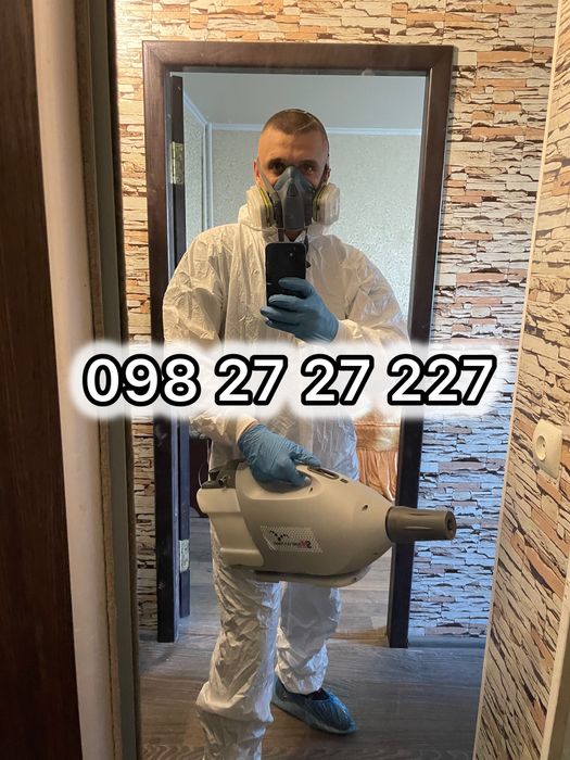 Уничтожение тараканов клопов блох , знищення травля тарганів клопів