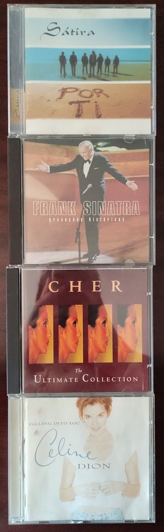 CDs de vários artistas