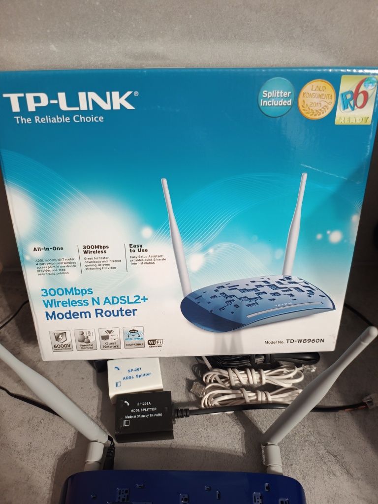 TP-LINK TD-W8960N router/modem ADSL2+