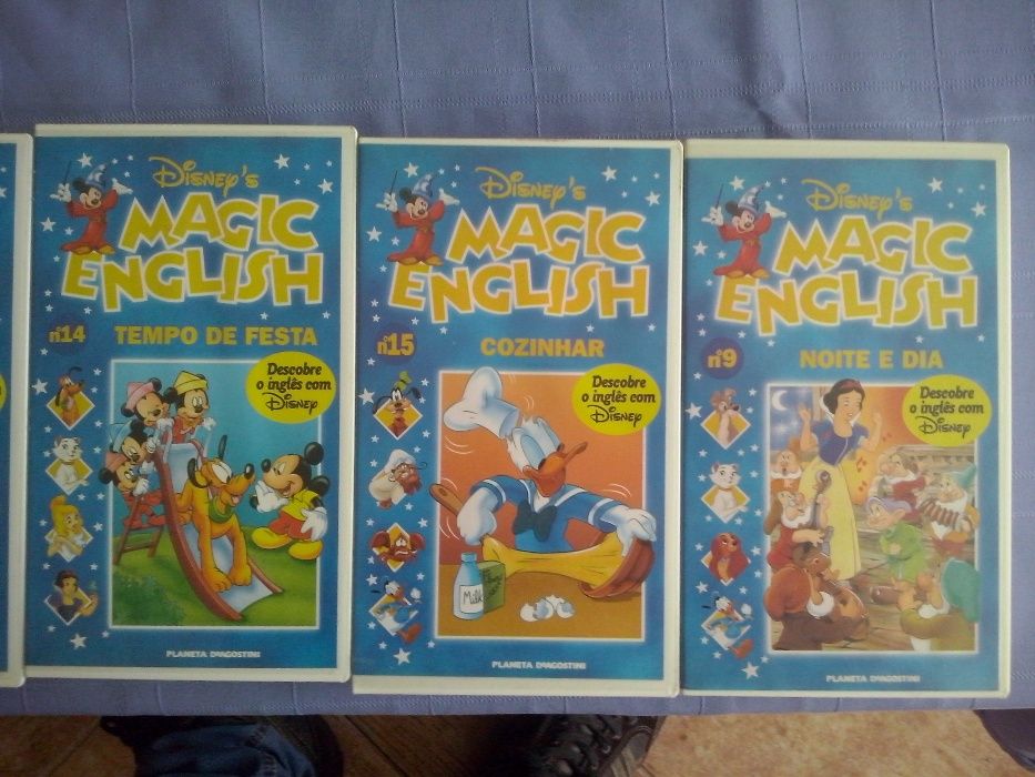 colecção, cassete video vhs MAGIC ENGLISH