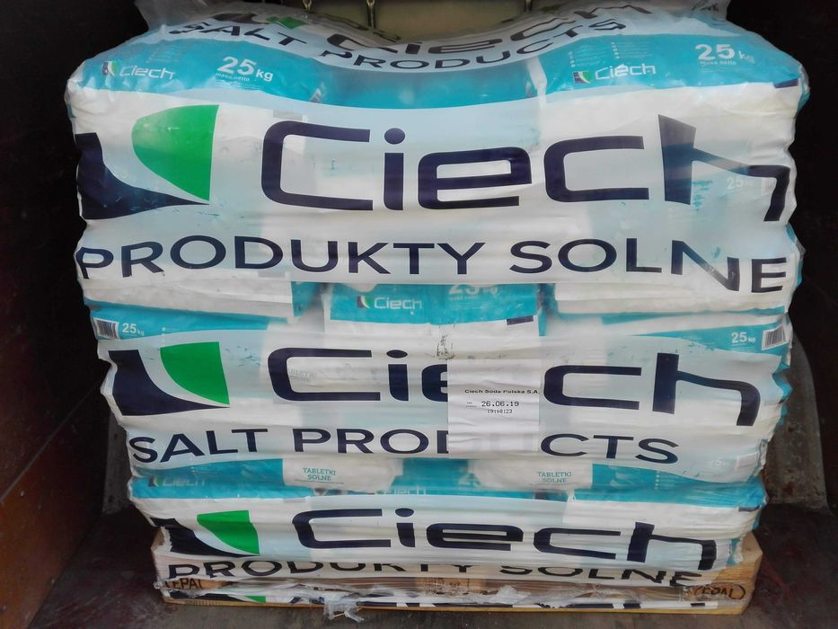 Sól tabletkowa tabletkowana, tabletki solne worki 25 kg