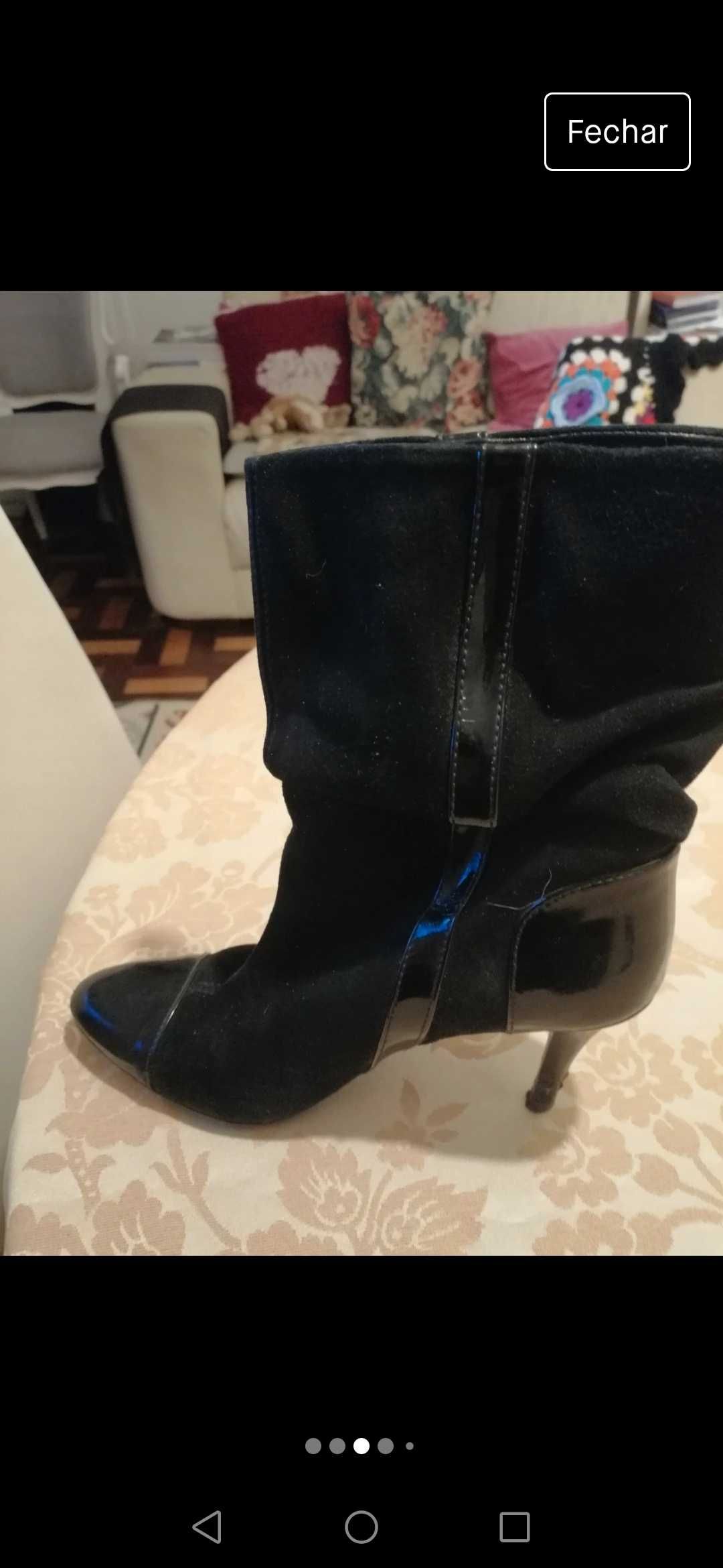 Botins Zara preto