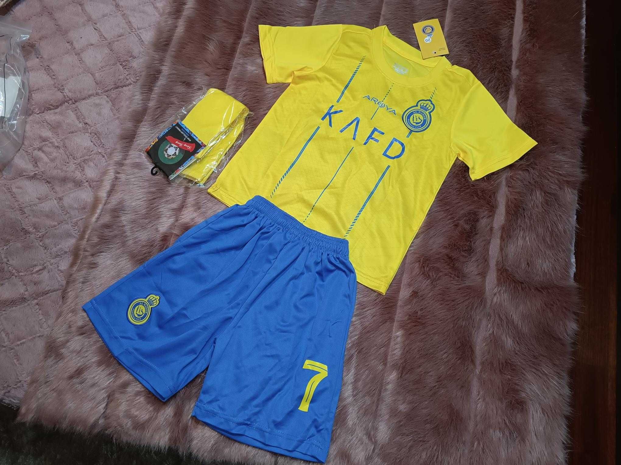 Equipamento camisola CRIANÇA Al Nassr RONALDO 7 | NOVO