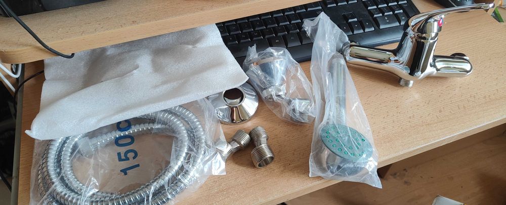 Bateria prysznicowa Diamond Fidżi chrom NATRYSKOWA Nowa