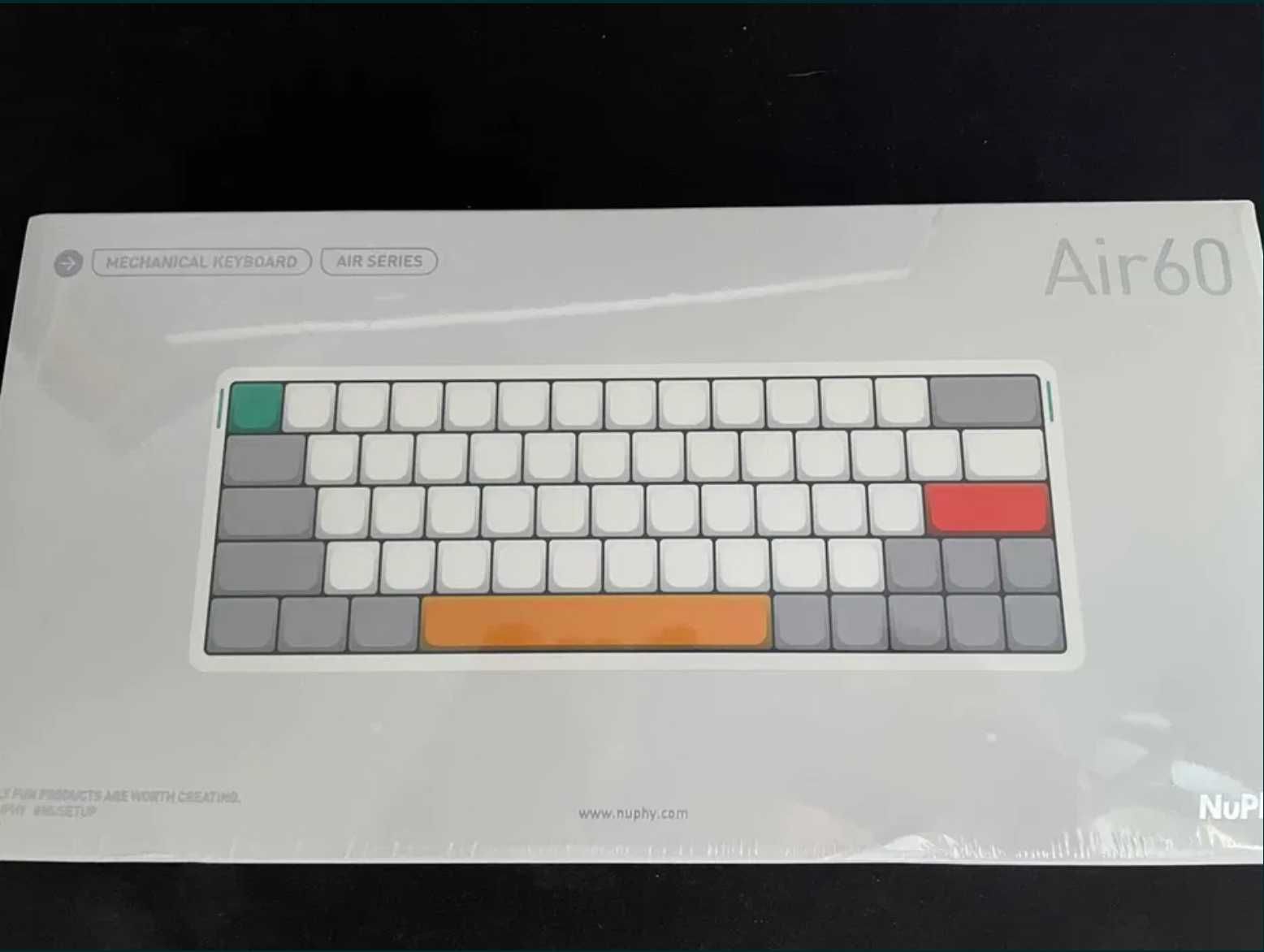 Klawiatura mechaniczna NuPhy Air60 V2 - Ionic White / Red 2.0
