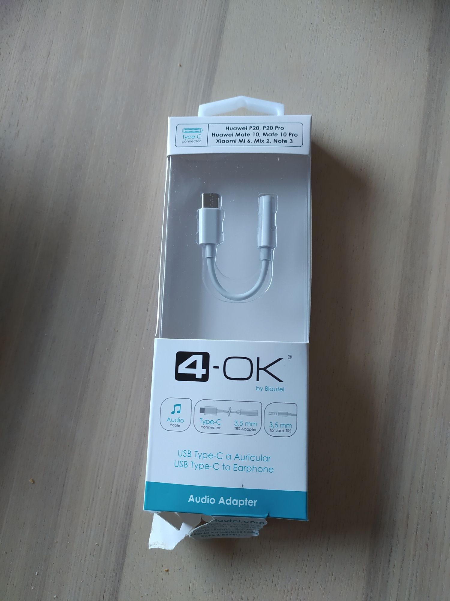 USB Type - C a Auricular (Adaptador de áudio)