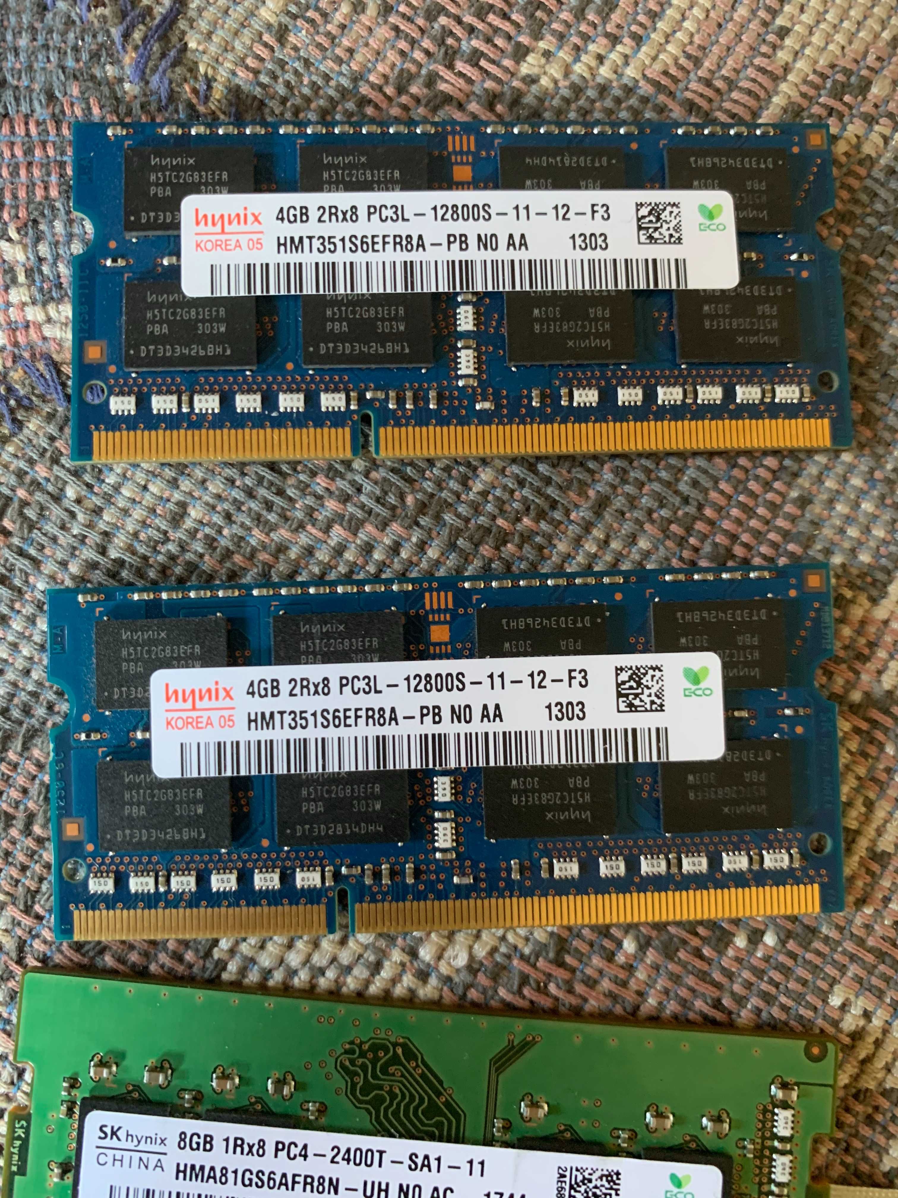 Оперативка в ноутбук пк ddr3 ddr4