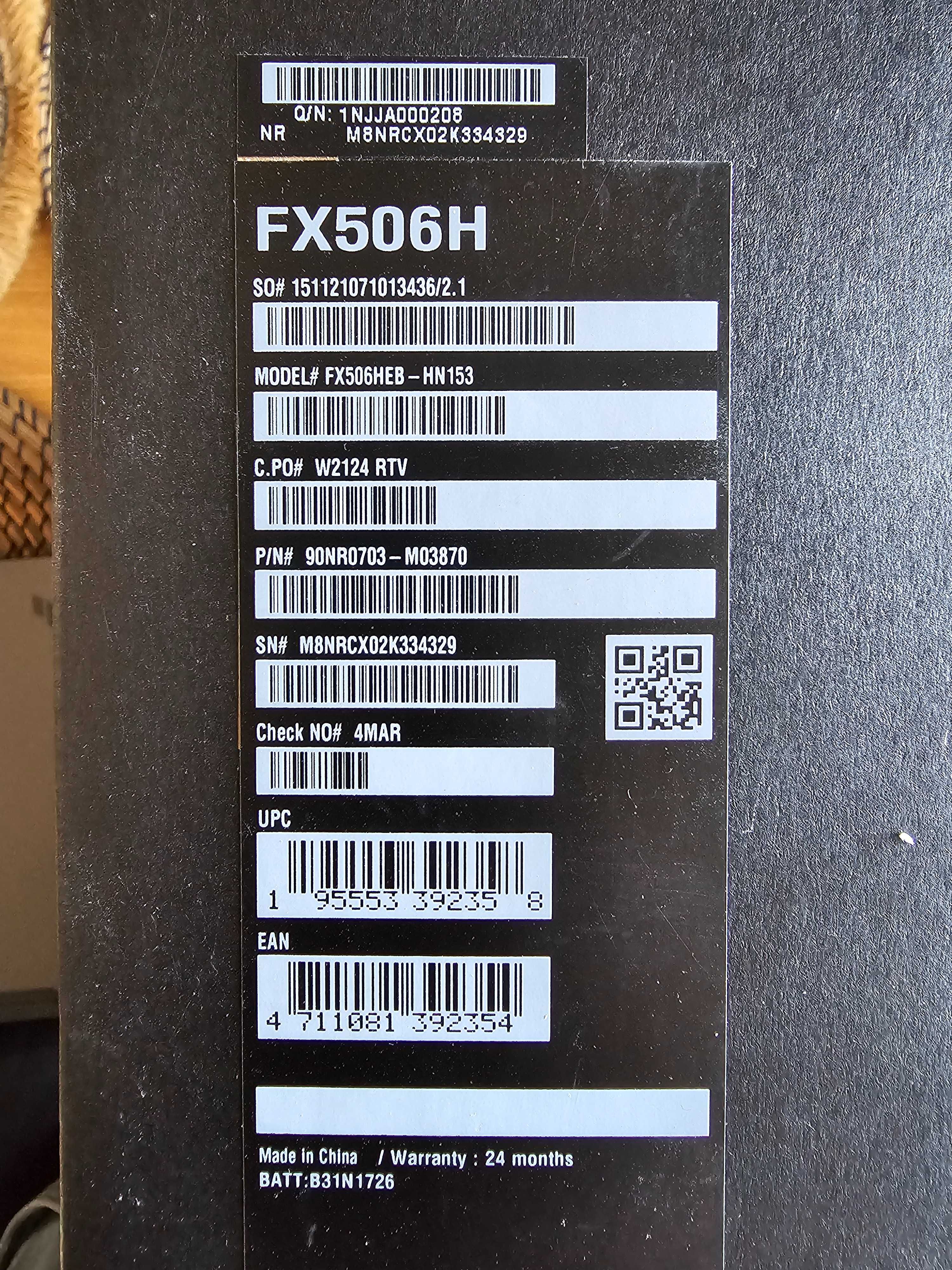Laptop Gamingowy Asus 3050 ti !! Dysk 1,5 Tb !! . Etui GRATIS !!
