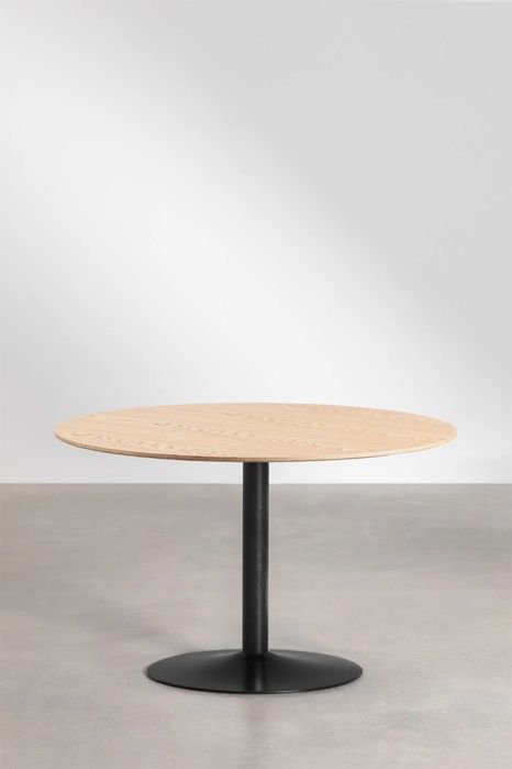 Mesa redonda, tampo em faia 120 diametro