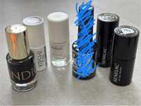 Lakiery Semilac, Indigo, Yoshi i gum protect