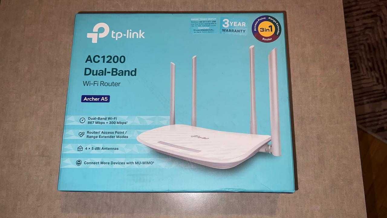 Потужний роутер TP-Link Archer A5 AC1200