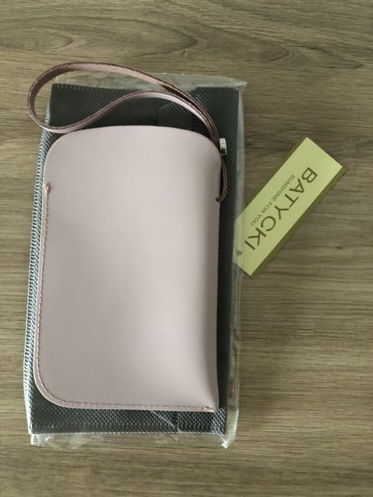 Etui z prawdziwej skóry na telefon Batycki