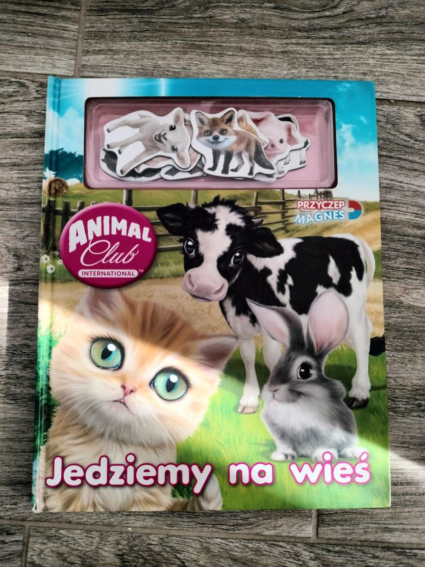 Książeczka magnetyczna jedziemy na wieś jak nowa