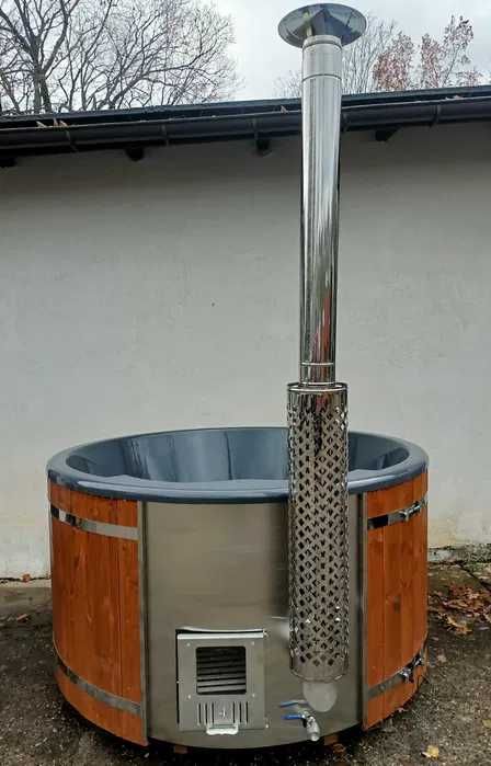 Balia ogrodowa, beczka, spa, jacuzzi, piec wewnętrzny producent